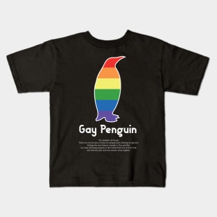 Gay Penguin G9w - Can animals be gay series - meme gift t-shirt Kids T-Shirt